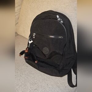Kipling Challenger Backpack Black With Gorilla
